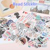 100 Reading Spirits Stickers for Students and Teachers - Waterproof