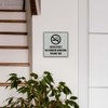 Signs ByLITA Square Absolutely No Indoor Smoking Thank You Sign(Brushed