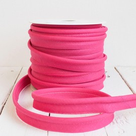 Craft Cult Large 19mm Wide Plain Piping Bias Binding Piped Trim - 25 Metre Roll (114 - Cerise Pink)