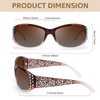 TJUTR Polarised Sunglasses Womens with UV400 Protection Wraparound Shades with