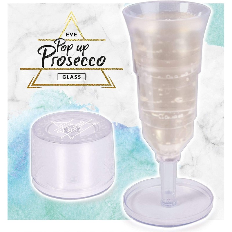 Inevitable Party Pop Up Prosecco Glass