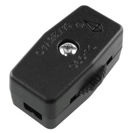 AXLIZER Inline Rotary Cord Switch Replacement Gear Rotary Switch Direct Plug-in Light Wire Switch for 18/2 SPT-2 Lamp Cord