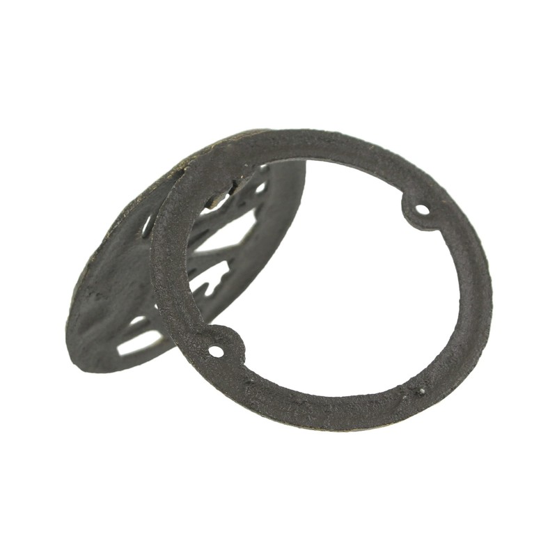 Bronze Cast Iron Decorative Sun Moon Stars Door Knocker Rustic