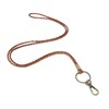GENIQUE leather lanyards for id badges, key leather lanyard, 21