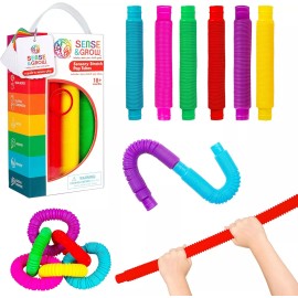 Creative Kids Sense & Grow 6-Pack Sensory Pop Tubes