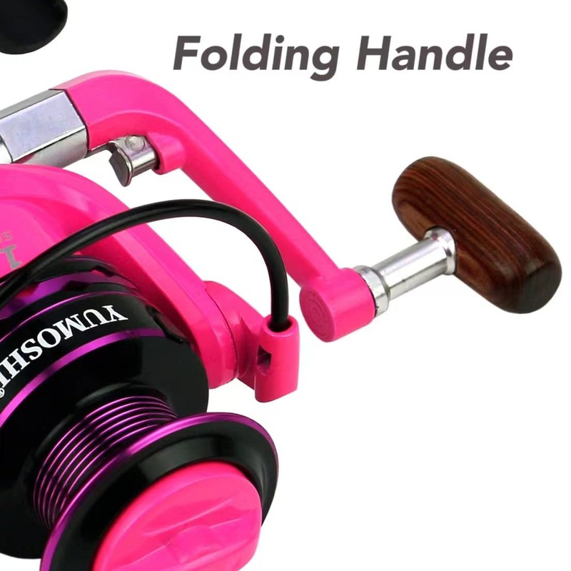 GaiRen Fishing Spinning Reel Gear Ratio 5.2:1 Lightweight Left/Right Hand