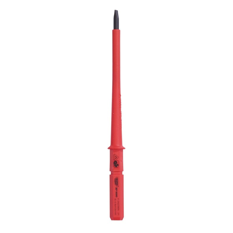 Draper XP1000 VDE Plain Slot Interchangeable Insulated Screwdriver Blade -
