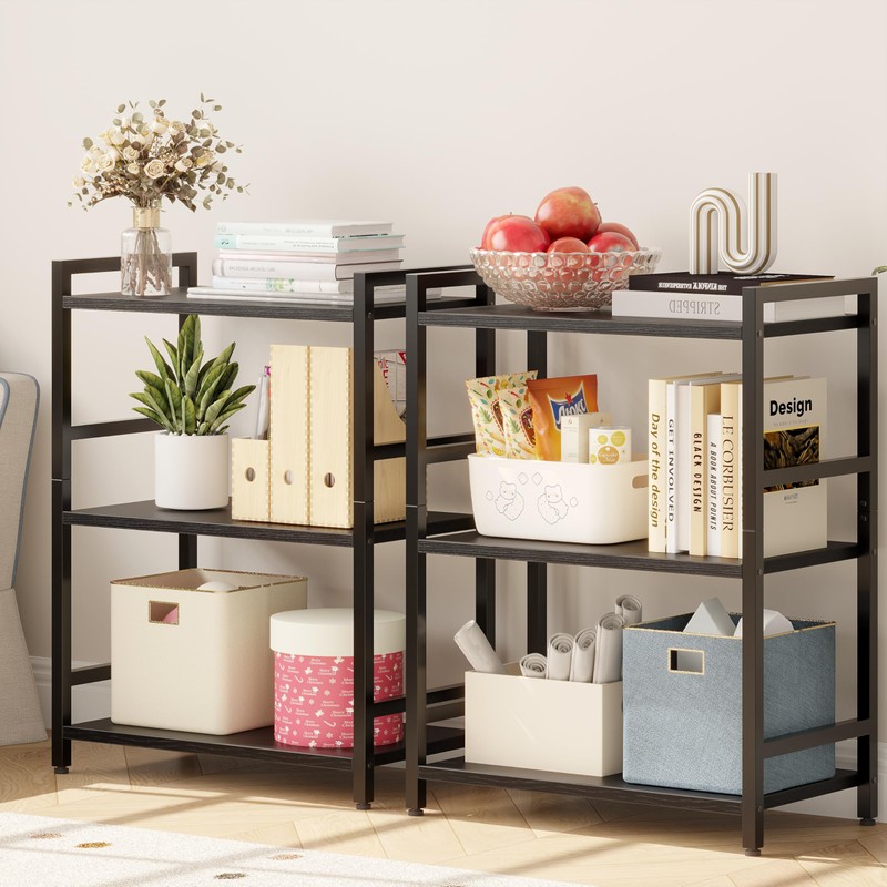 Zenira 3 Tier 28" Tall Bookshelf 20 Inch Wide, Small