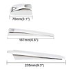 Senzeal Chrome Rear Window Wiper Cover Trim for Toyota Highlander