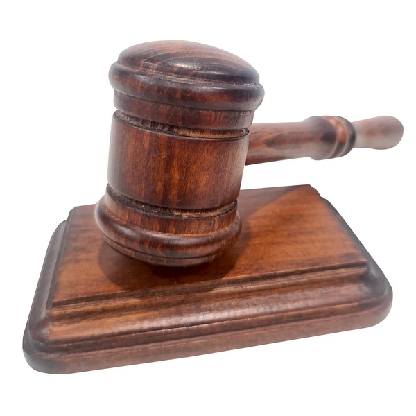 Premium Quality Wood and Sound Rectangular Block Set Justice Gavel Handcrafted Wood Perfect for Judge, Lawyer, Student, Auction Court, and Gifts