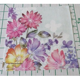 Creative Coverings THREE DECORATIVE  LUNCHEON NAPKINS for DECOUPAGE "Sweet Springtime"