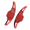2pcs Steering Wheel Shift Paddle Extension Red ABS Replacement for