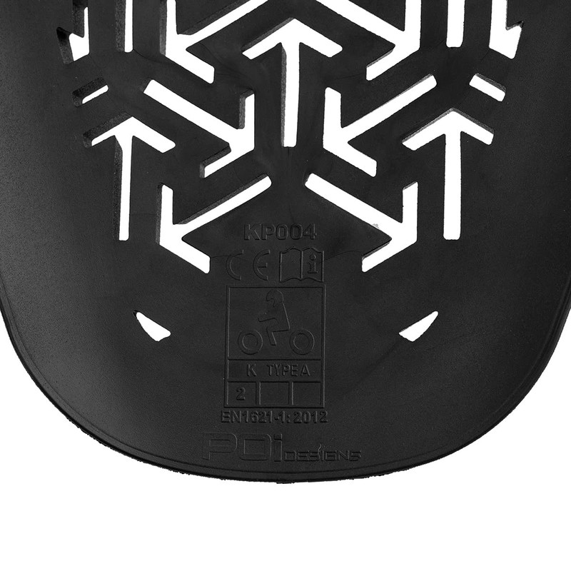 Komine SK-841 Enigma Knee Protector for Motorcycles, CE2 Standard Black