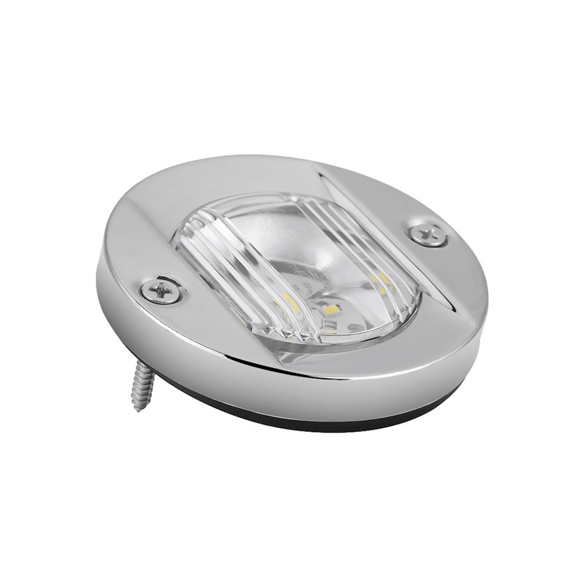 12V Marine Boat Transom White LED Stainless Steel Waterproof Anchor