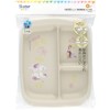 Skater XP7AG-A Baby Tableware, Lunch Plate, For Kids, Antibacterial, Plastic,
