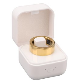 Bewinner Smart Ring Upgrade IPX8 Intelligent Sleep Monitor Multifunctional Health Sports Ring Stylish and Practical with Charging Case for Daily Use Gold 20 Bewinner2vs50uz63d-12