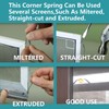 Window Screen Tension Spring Corner Clips 30 PCS 1/4 Inch