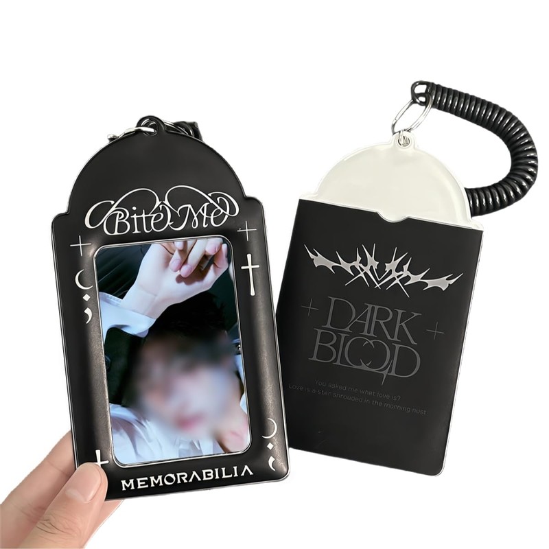 Kpop - Soporte para tarjetas fotográficas para niñas, diseño de