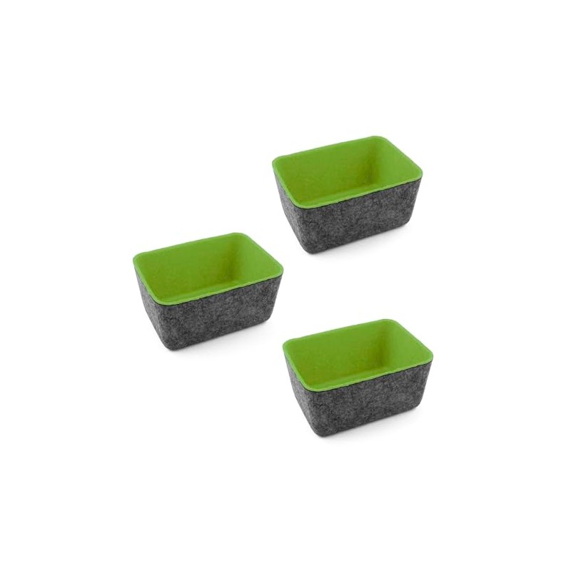 Three by Three Seattle felt·like·it! Deep Organizer Tapered Storage Bins