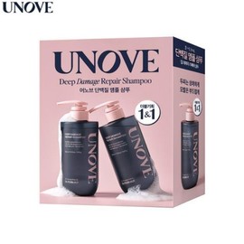 UNOVE Deep Damage Repair Shampoo 500g*2ea, Type:Sweet Breeze*2ea