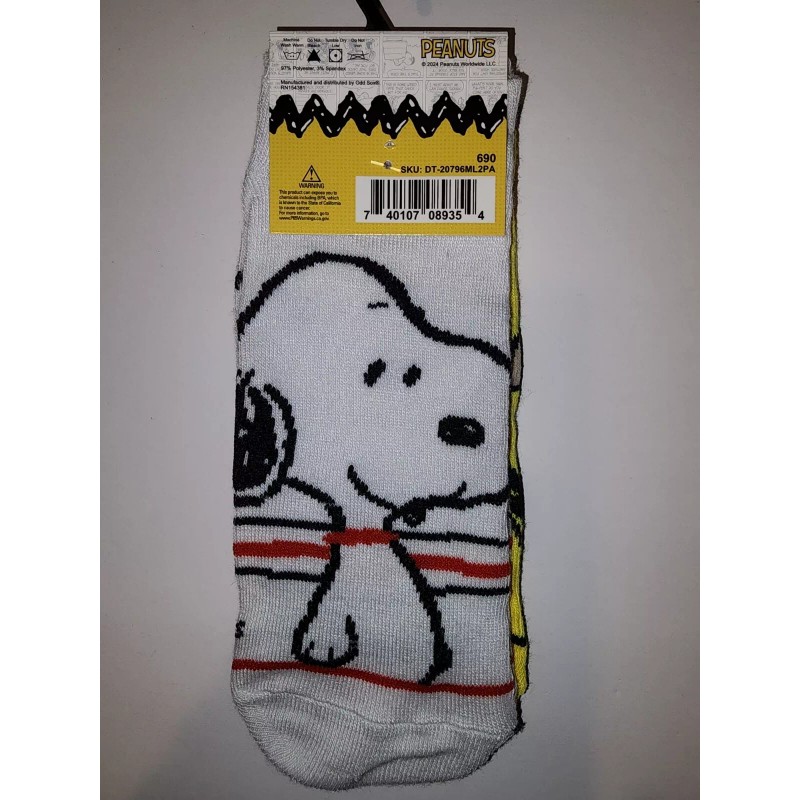 Peanuts New 2 Pairs Peanuts Socks