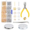 FEPITO Jewellery Making Kit Beginners Tool Kit Jewellery Repair Kit