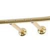Utopia Alley Rustproof Wall Mounted Aluminum Hoop Shower Rod |