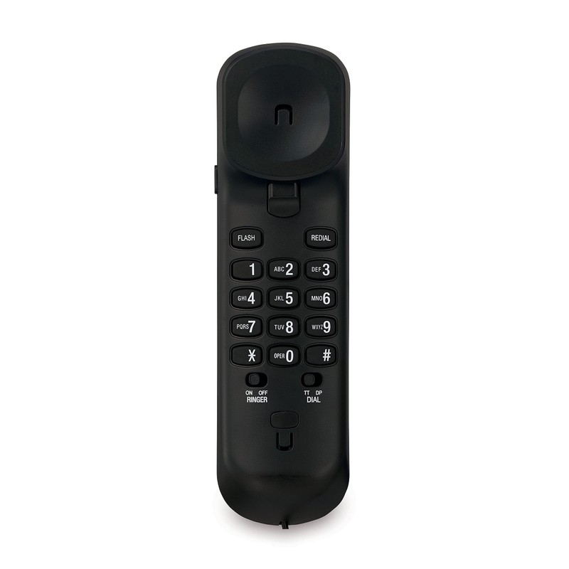 VTech Trimstyle Corded Telephone (CD1103BK), Black
