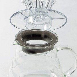Hario V60 Glass Range Coffee Server, 800ml, Clear