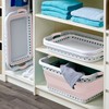 Pop & Load Collapse and Store Collapsible Plastic Laundry Basket,