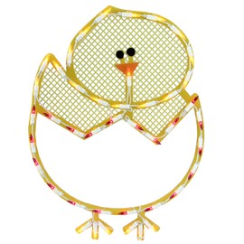 Northlight Lighted Hatching Baby Chick in Egg Easter Window Silhouette Decoration, 17"