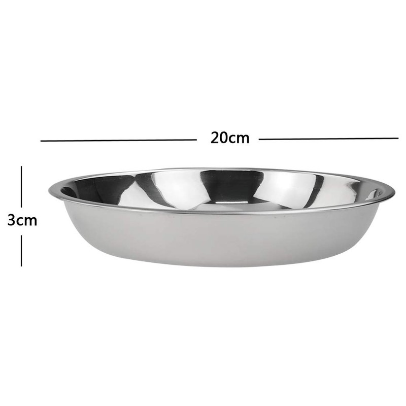 Gitany 6 Sets Round Dinner Plate Dish Food Holder Plates,