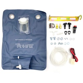 Meliore Universal Washer Tank Pump 12V Universal Windshield Intercooler Window Window Radiator Cooling Old Car Classic Car Kangaroo Type