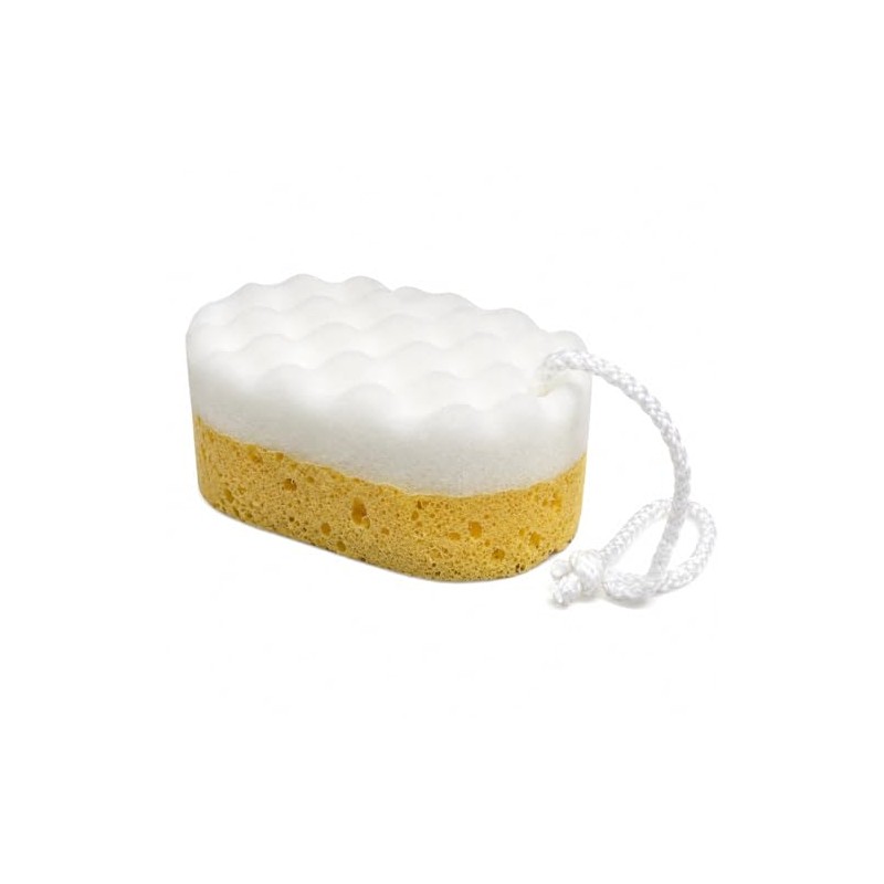 Esponja Doble Textura Exfoliante Baño Taio Limpieza Corporal