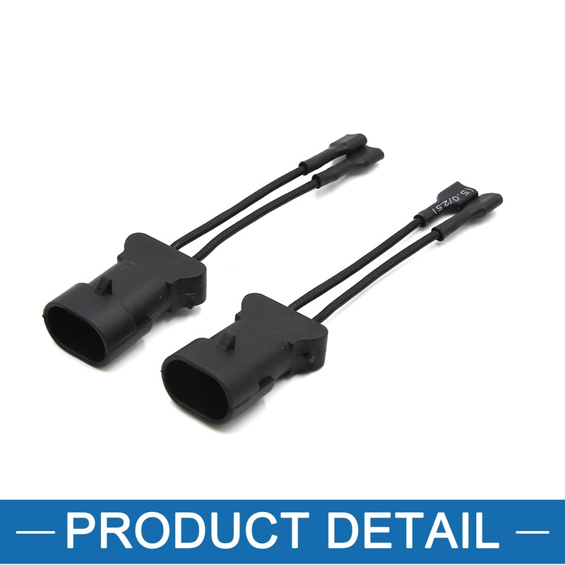 A ABSOPRO Car Horn Wiring Harness Wired Speaker Adapter Connector