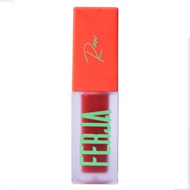 Ferja  Lip Gloss RAW Tono Rojo Brillo para Labios Hidrante  Efecto Volumen y Acabado Natural  5 ml                                                    