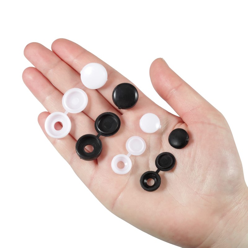 SPEEDWOX 120pcs Screw Caps Concealment Screws Decorative Hinged Screw Cover