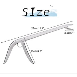 Tannest Fishing Hook Remover, Stainless Steel Fishing Hook Remover, Hook Remover, Hook Fishing Pliers, Fishing Pliers, Pistol Grip Pliers, Hook Release Pliers, Suitable for Fishing Accessories and