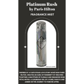 Platinum Rush by Paris Hilton Fragrance Mist for women 8 oz New