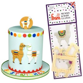 FMM Mummy & Baby Llama Cutter - 2 piece Set