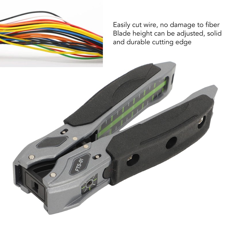 Optical Fiber Drop Cable Stripper 2‑3mm Leather Wire Optic Stripping