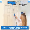 Baseboard Cleaner Tool with Handle - Wall Mop Cleaner with