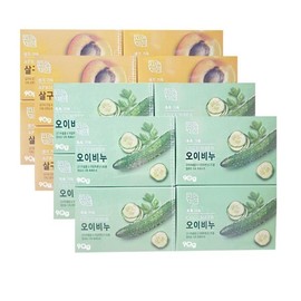 Soap Rose of Sharon 8 cucumber soaps + 8 apricot soaps bath face wash / 비누 무궁화 오이비누 8개+살구비누 8개 목욕 세수