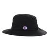 Champion 187-0114 Flat Brim Hat, Black, 58 cm