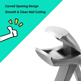 AYOCULTURE Portable Nail Care Set - Sharp Stainless Steel Clippers and File - Silver