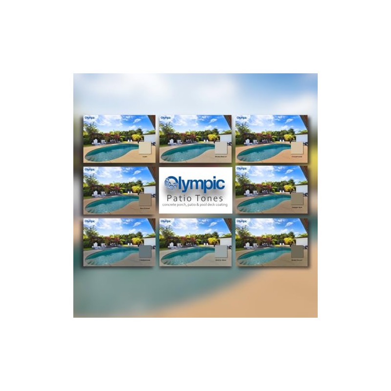 Olympic Patio Tones - Creekstone - 1 Gallon - Non-slip