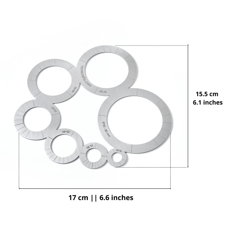 Leather Corner And Circle Cutting Template Guide Leathercraft Tool For