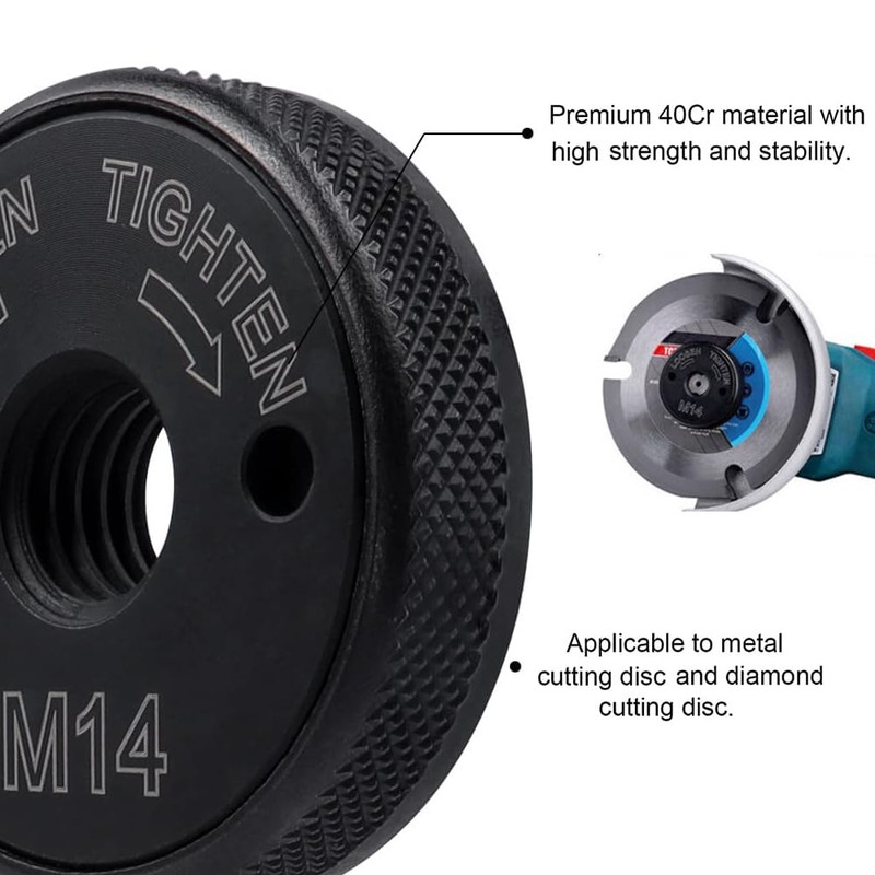Gasea M14 Quick Release Clamping Nut, Fast Tighten and Release
