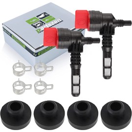 partszen Fuel Shut Off Valve Service Kit for Kohler 25 462 03-S for Rotary 13116 for 192980GS 208961 Plastic Gas Tank Engine Generator Pressure Washer Bushing Filter Grommet