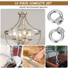24 Set Golfari Bullone a Occhiello in Acciaio Inox 304